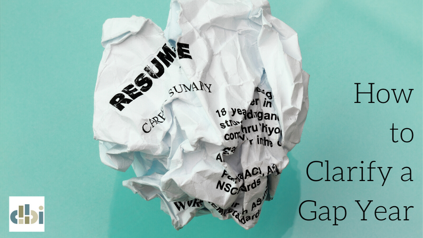 How to Best Clarify a Gap Year in Your Resume
