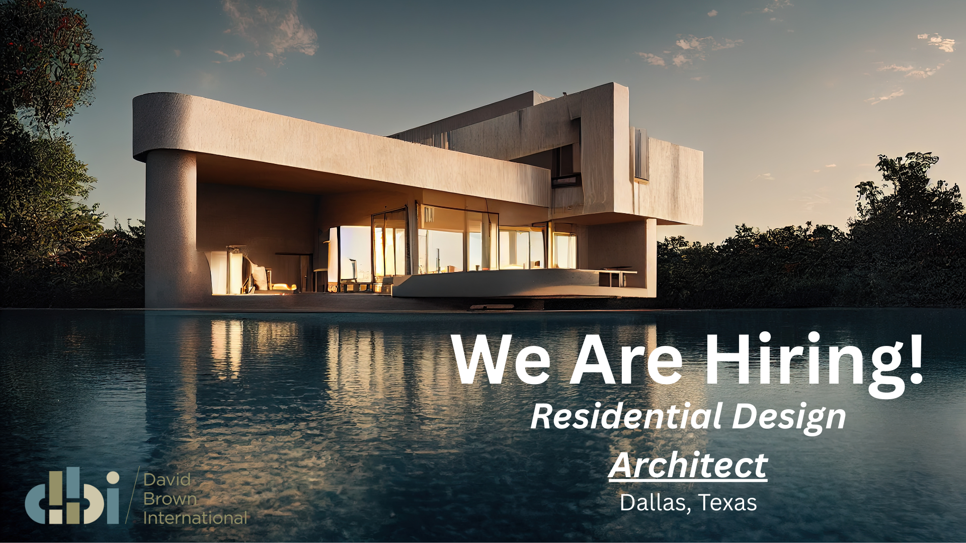 We Are Hiring_Residential Architect!