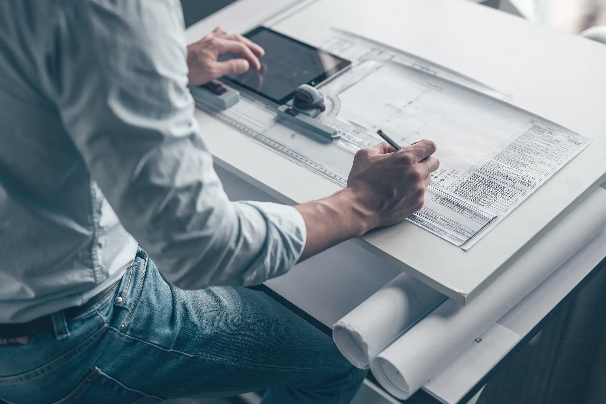 architect in the workplace